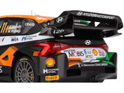 Hyundai i20 N Rally1 Hybrid #11 Thierry Neuville - Martijn Wydaeghe "Hyundai Shell Mobis WRT" Winner "Rally Croatia Power Stage" (2023) 1/18 Model Car by Top Speed image 3