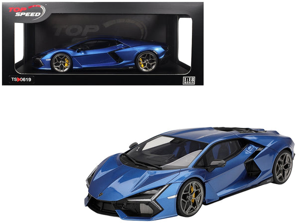Top Speed Lamborghini Revuelto Blu Eleos blue metallic 1:18 TS0619, product image 1