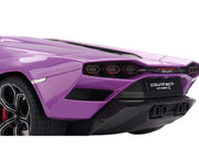 Lamborghini Countach LPI 800-4 Viola 30th Purple Metallic 1/18 Model Car by Top Speed image 4