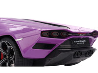 Lamborghini Countach LPI 800-4 Viola 30th Purple Metallic 1/18 Model Car by Top Speed image 4