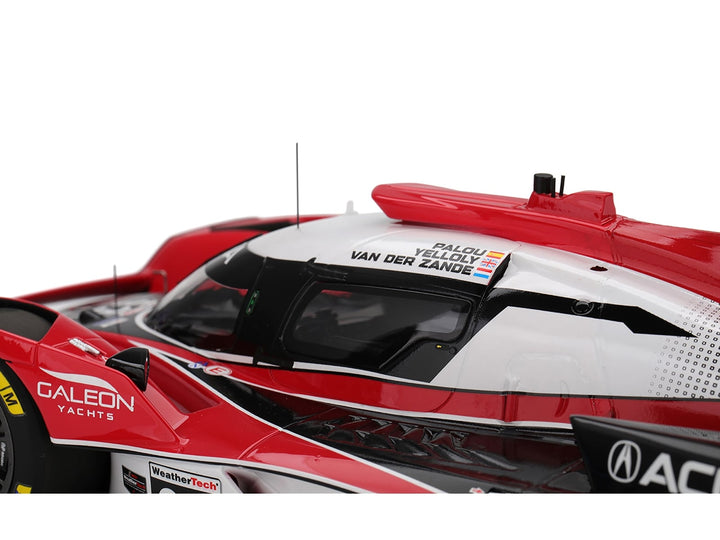 Acura ARX-06 #93 Alex Palou - Renger van der Zande - Nick Yelloly "Acura Meyer Shank Racing" 3rd Place GTP IMSA "12 Hours of Sebring" (2025) 1/18 Model Car by Top Speed image 2