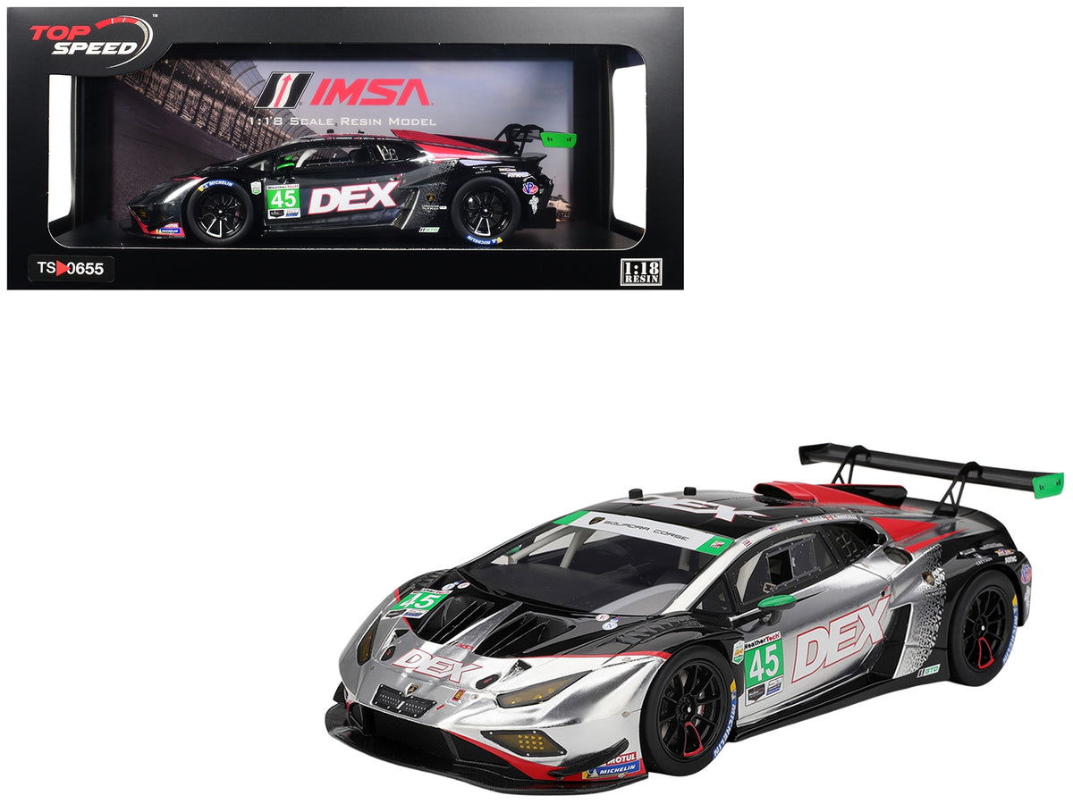 Lamborghini Huracan GT3 EVO2 #45 Graham Doyle - Danny Formal - Trent Hindman - Kyle Marcelli "Wayne Taylor Racing" IMSA "24 Hours of Daytona" (2025) 1/18 Model Car by Top Speed