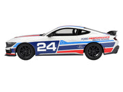 Ford Mustang Dark Horse #24 "Ford Performance Racing School" White with Graphics 1/18 Model Car by Top Speed image 3