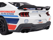 Ford Mustang Dark Horse #24 "Ford Performance Racing School" White with Graphics 1/18 Model Car by Top Speed image 4