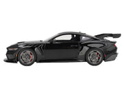 Ford Mustang GTD Shadow Black with Red Stripe 1/18 Model Car by Top Speed image 3