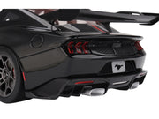 Ford Mustang GTD Shadow Black with Red Stripe 1/18 Model Car by Top Speed image 4