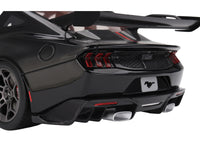 Ford Mustang GTD Shadow Black with Red Stripe 1/18 Model Car by Top Speed image 4