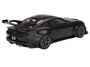 Ford Mustang GTD Shadow Black with Red Stripe 1/18 Model Car by Top Speed image 5
