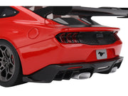Ford Mustang GTD Race Red and Carbon Fiber with Red Stripe 1/18 Model Car by Top Speed image 4
