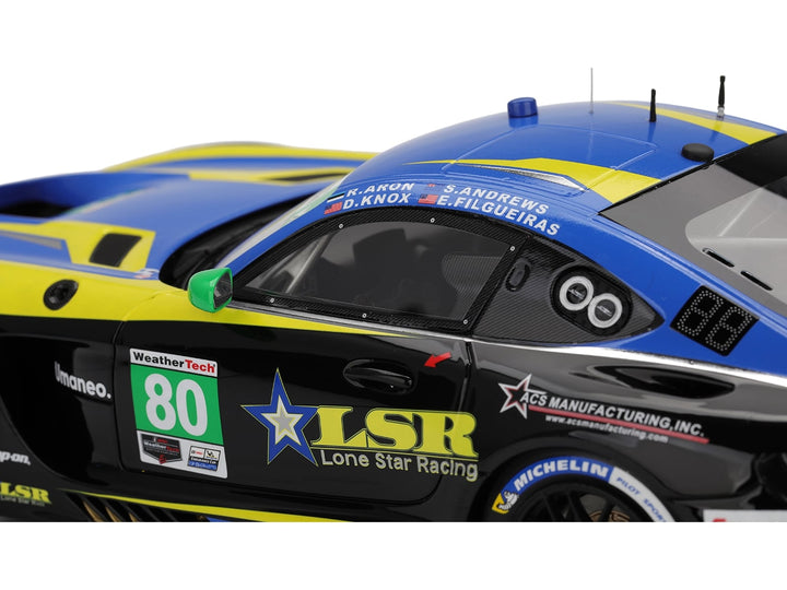 Mercedes-AMG GT3 EVO #80 Scott Andrews - Ralf Aron - Eric Filgueiras - Dan Knox "Lone Star Racing" IMSA "24 Hours of Daytona" (2025) 1/18 Model Car by Top Speed image 2