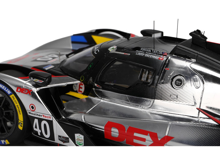 Cadillac V-Series.R #40 Louis Deletraz - Kamui Kobayashi - Jordan Taylor "Cadillac Wayne Taylor Racing" IMSA "24 Hours of Daytona" (2025) 1/18 Model Car by Top Speed image 2