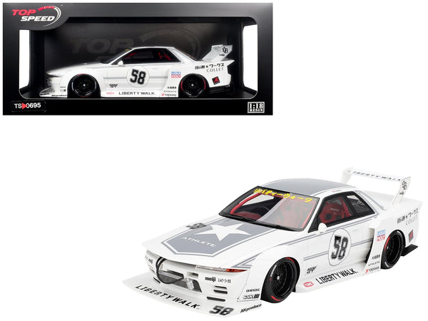 Top Speed Nissan Skyline GT-R R32 LBWK Kaido Works number 58 RHD TAS 2025 1:18 TS0695, view 1