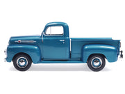 1952 Ford F1 Pickup Truck Blue Metallic 1/24 Diecast Model by IXO Models image 2
