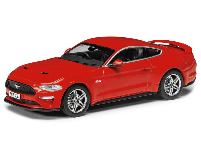 Ford Mustang Mk6 GT Fastback 5.0 RHD (Right Hand Drive) Race Red "Vanguards" Series 1/43 Diecast Model Car by Corgi