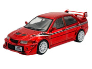 Mitsubishi Lancer Evolution VI RHD (Right Hand Drive) "Tommi Makinen Edition" Red Chrome "Hobby Expo China 2026" 1/64 Diecast Model Car by Works Model image 2
