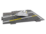 Grumman F-14B Tomcat Fighter Aircraft "VF-142 Ghostriders" and Section K of USS Enterprise (CVN-65) Aircraft Carrier Display Deck "Legendary F-14 Tomcat" Series 1/200 Diecast Model by Forces of Valor image 4