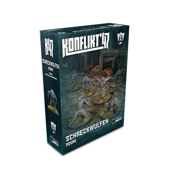 Warlord Games 452200203 Konflikt '47 Schreckwulfen Squad box; six metal miniature kits.