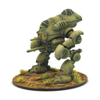 Warlord Games 452600801 Kazak Light Walker left side view, assembled and painted example.