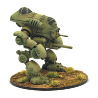Warlord Games 452600801 Kazak Light Walker right side view, assembled and painted example.