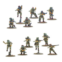 Konflikt '47 Introductory Set 452610008: twelve United States Fireflies shown assembled and painted; kit supplied unassembled and unpainted.