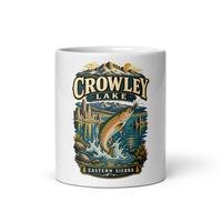 Crowley Lake Eastern Sierra mug, 11 oz front-view product mockup