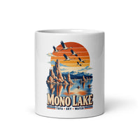 Mono Lake California tufa mug, 11 oz front-view product mockup
