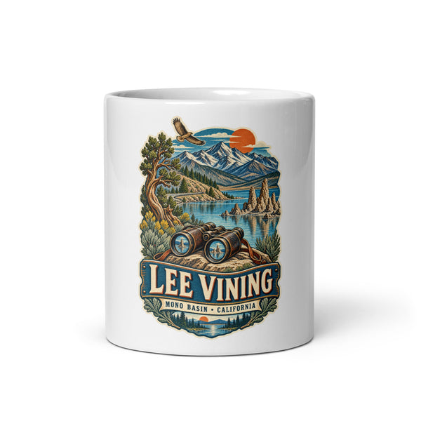 Lee Vining California Eastern Sierra mug, 11 oz front-view product mockup