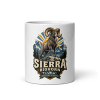 Sierra Nevada bighorn wildlife mug, 11 oz front-view product mockup