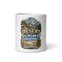 Desert to Summit Eastern California ceramic mug, 11 oz front-view product mockup