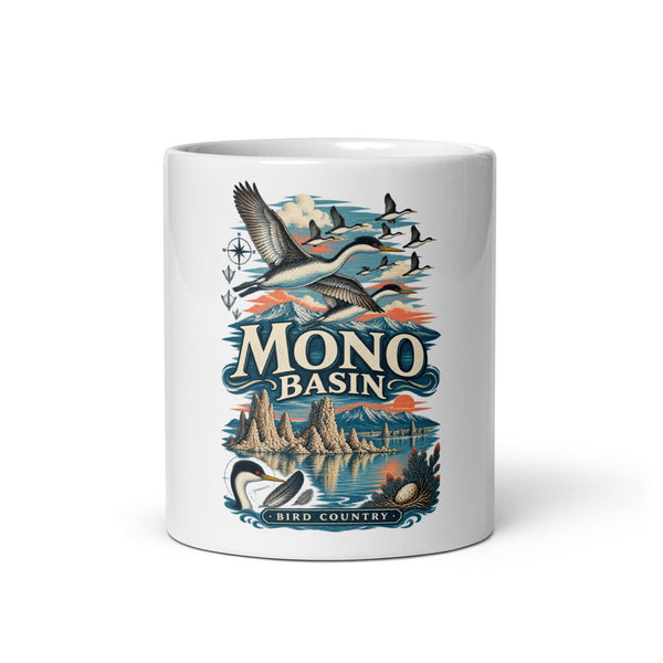 Mono Basin California ceramic mug, 11 oz front-view product mockup
