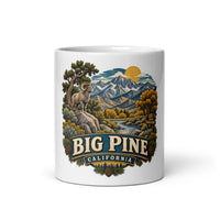 Big Pine California ceramic mug, 11 oz front-view product mockup