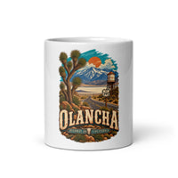 Olancha California ceramic mug, 11 oz front-view product mockup