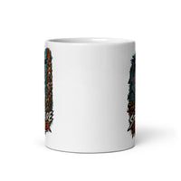 Structure Feeder striped fish mug, front view