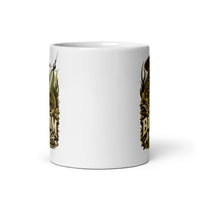 Bottom Ambush flatfish mug, front view