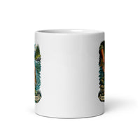 Catch, Admire, Release trout fishing mug, 11 oz front view