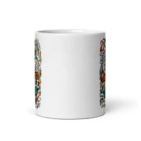 Organized Tackle Chaos fishing mug, 11 oz front view