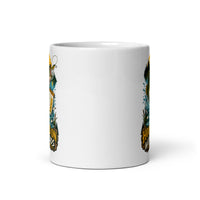 Hooked on Weekends fishing mug, 11 oz front view