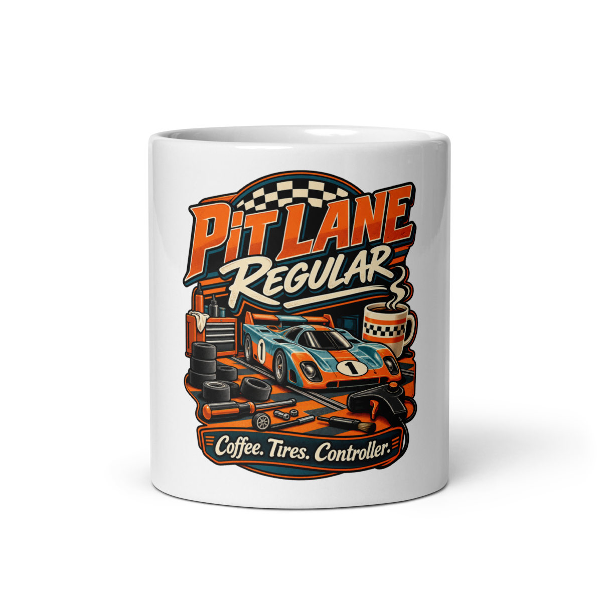 Pit Lane Regular Coffee Mug product mockup