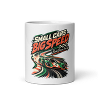Small Cars Big Speed Coffee Mug product mockup