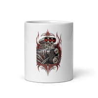 Supercharged V8 Pinstripe Coffee Mug product mockup