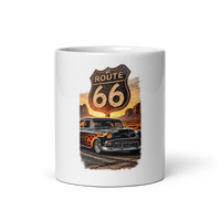 Route 66 Flame Cruiser Coffee Mug product mockup