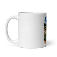 Bridgeport California Eastern Sierra river mug, 11 oz mockup with handle on left