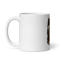 Bishop California Eastern Sierra trout mug, 11 oz mockup with handle on left