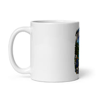 Virginia Lakes Eastern Sierra mug, 11 oz mockup with handle on left