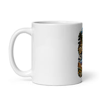 Desert to Summit Eastern California ceramic mug, 11 oz mockup with handle on left
