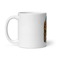 Lone Pine Scenic Road ceramic mug, 11 oz mockup with handle on left