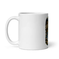 Eastern Sierra Fly Fishing ceramic mug, 11 oz mockup with handle on left