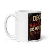 Funny Coffee Mug 50 ceramic mug, left-side product mockup