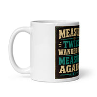 Funny Bear Cabin ceramic mug, left-side product mockup
