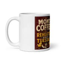 Funny Chicken ceramic mug, left-side product mockup